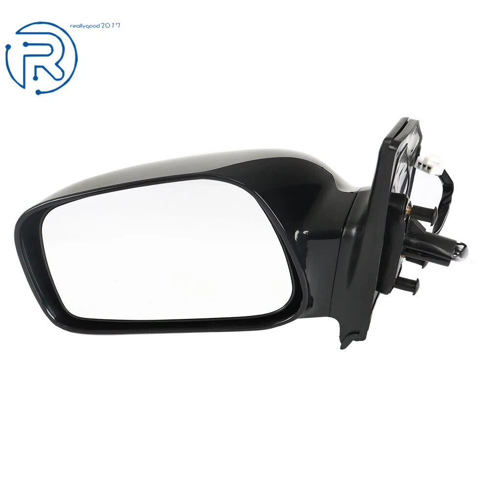 Driver Side Mirror Assembly for Toyota Corolla (2003–2008) - Black