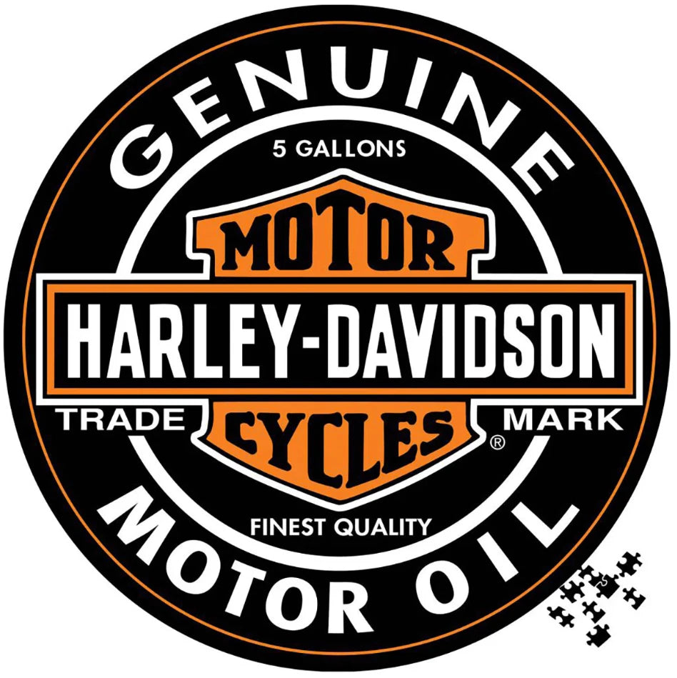 1000 Piece Harley-Davidson Motor Oil Puzzle DW6022 26.5"