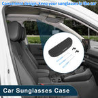 Sunglasses Case for Audi Q2 (2018–2020) Eyeglasses Holder Storage Box Black