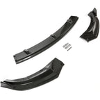 Front Bumper Lip Set for Tesla Model 3 (2017–2023) Carbon Style 3Pcs