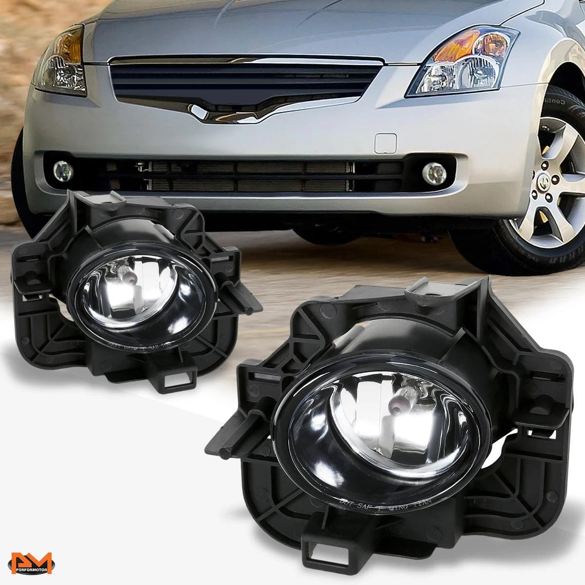 Bumper Fog Lights with Switch & Bulb for Nissan Altima (2007–2009)