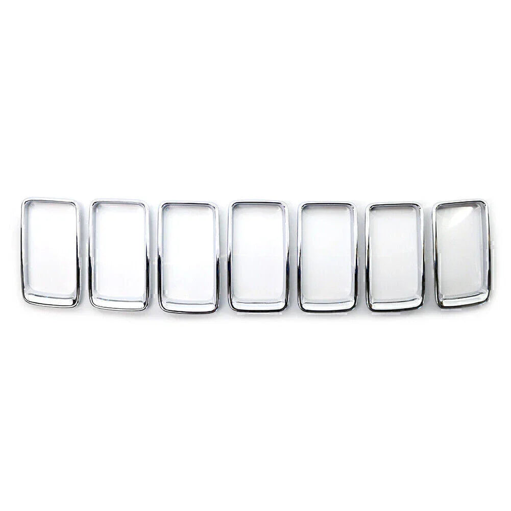 7 Pcs Front Grille Trim Cover for Jeep Grand Cherokee (2014-2016)