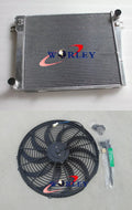 Aluminum Radiator & Fan for BMW 3 E30 320i 323i 325i M20 (1986-1993)