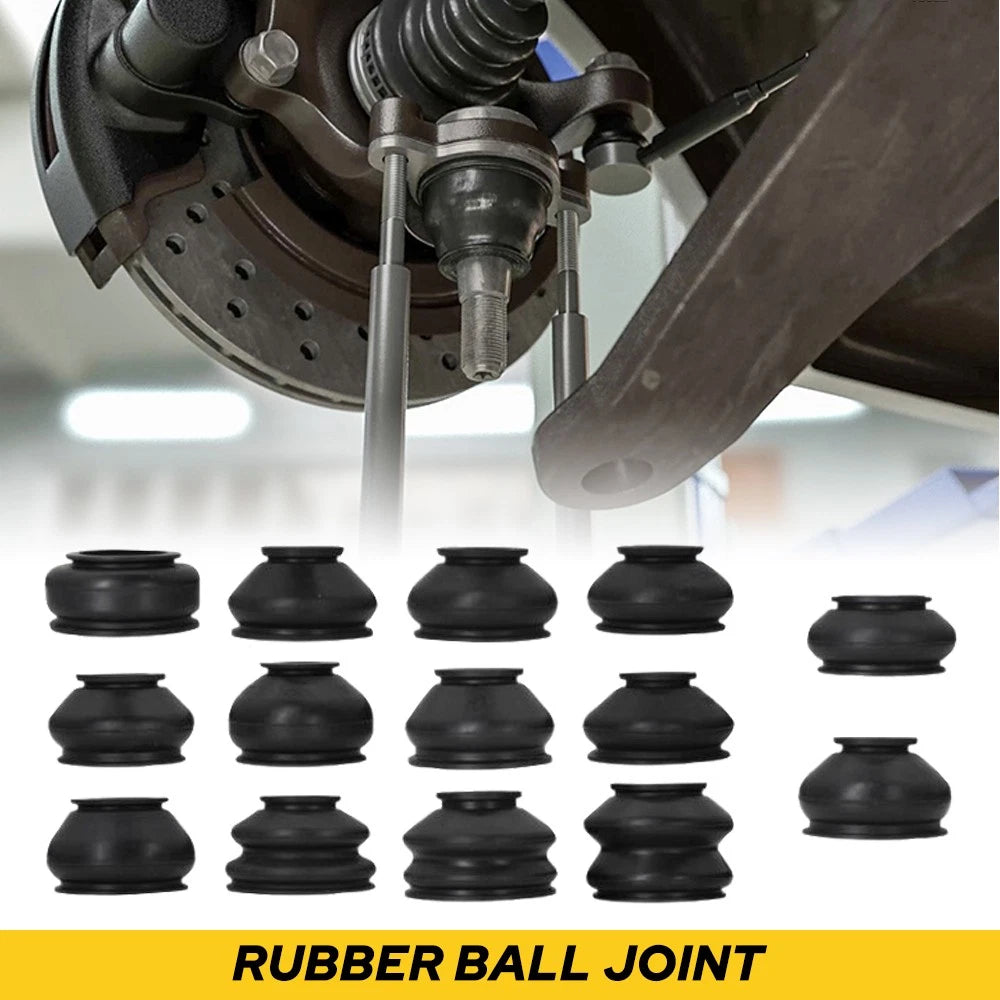 14PCS Rubber Ball Joint Dust Boot Cover Set for Universal Applications