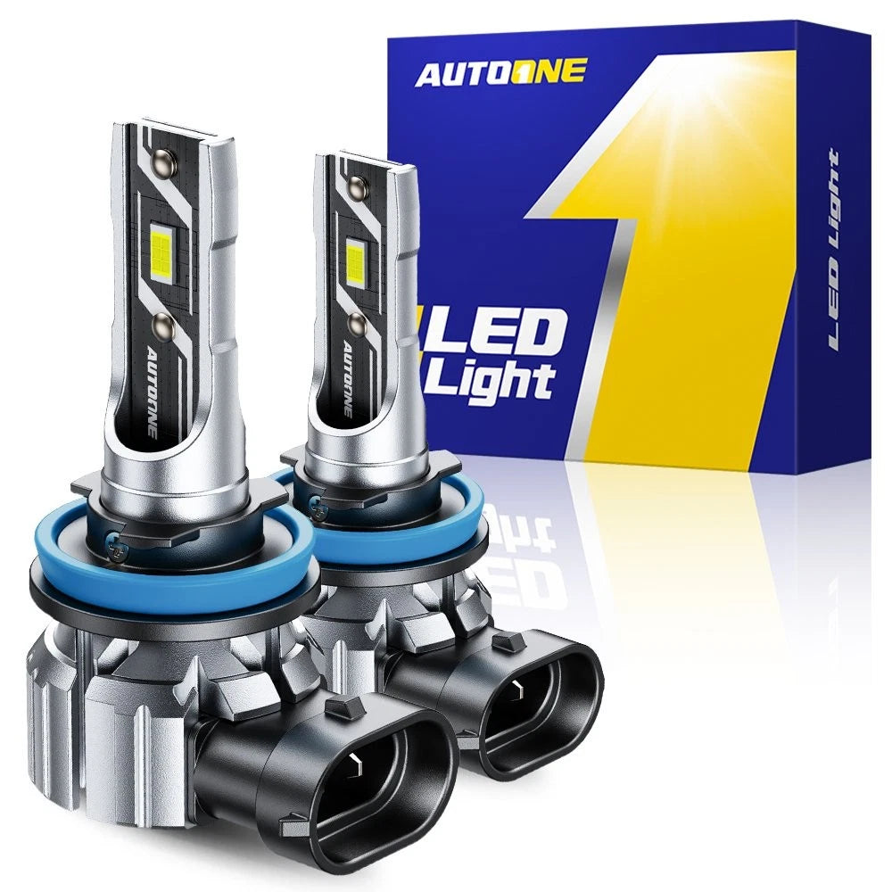 2X H11 LED Headlight Kit Low Beam Bulb 6500K 20000LM for