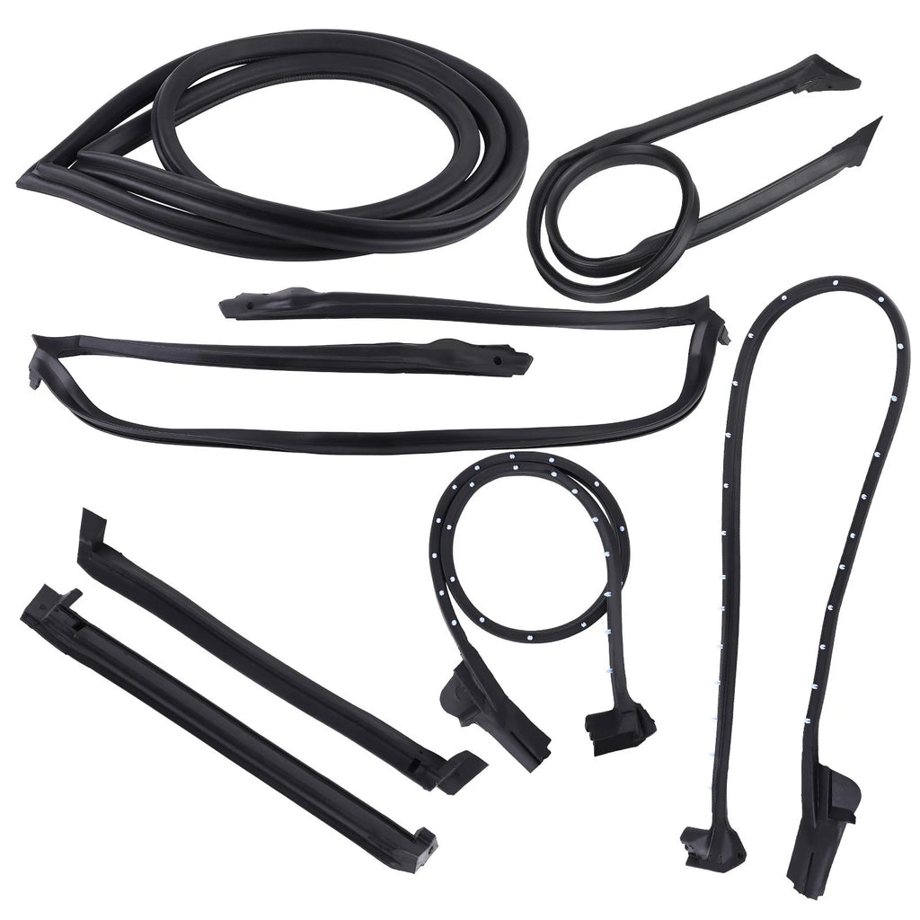 Set of 2 Weather Strip Seal Kit for Chevrolet Corvette C4 (1990–1996) 9096GGW 8489GGW