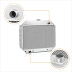 2-Row Aluminum Racing Radiator for Ford F-100/F-150/F-250/Bronco (1968–1979)