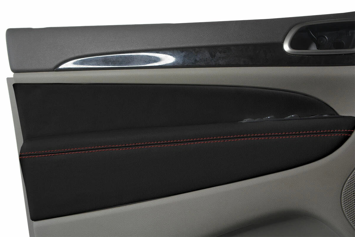 Armrest Door Panel Cover for Jeep Grand Cherokee (2011–2019) Red Stitch
