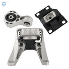 3PC Motor Mount Set for Ford Focus 2008–2011 2.0L L4 Auto