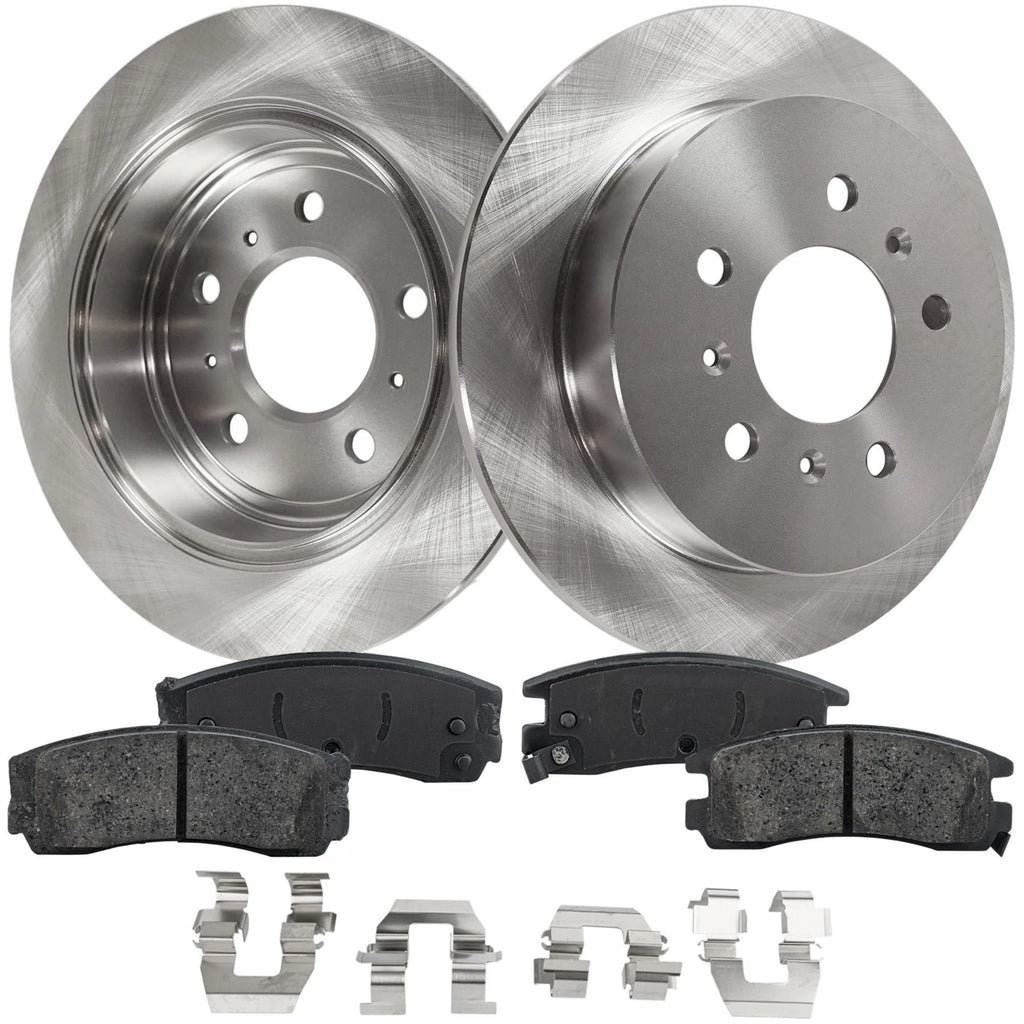 Rear Brake Disc and Pad Kit for Chevrolet Impala (2006–2010) Ceramic