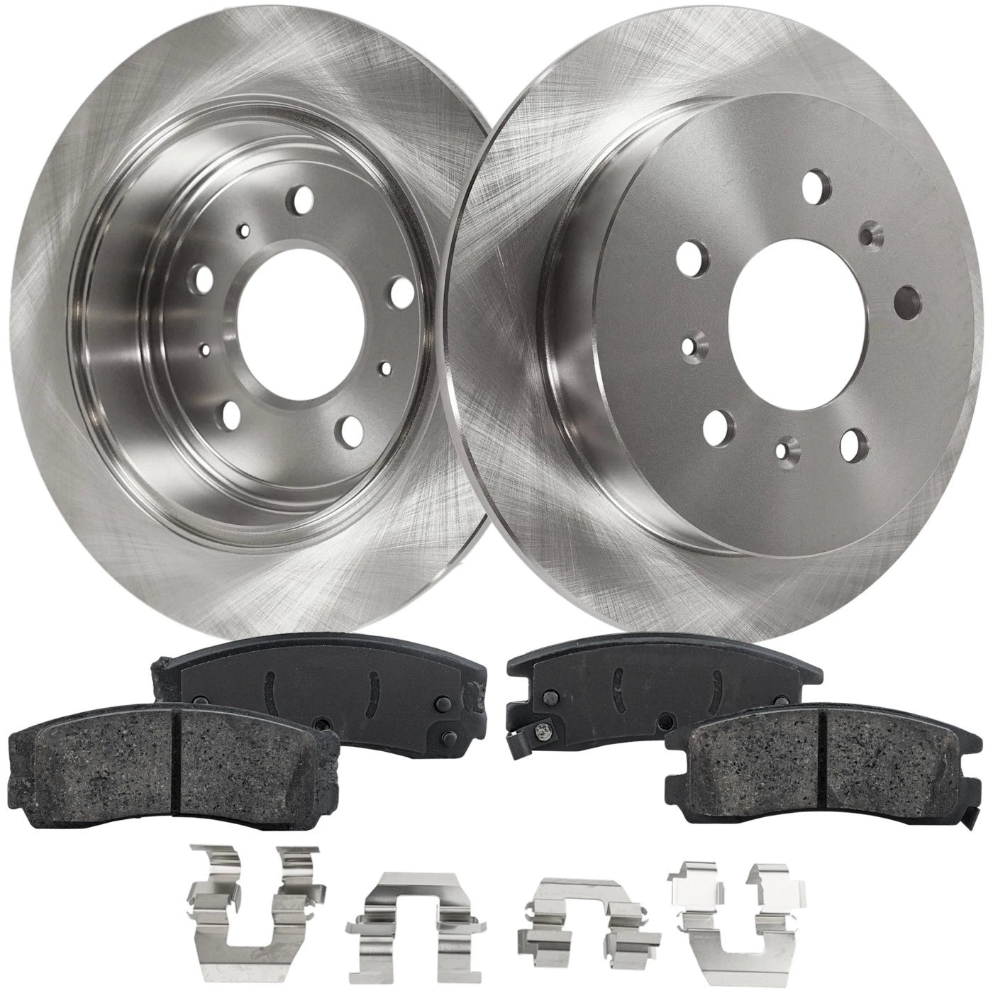 Rear Brake Disc and Pad Kit for Chevrolet Impala (2006–2010) Ceramic