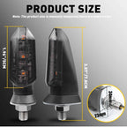 LED Turn Signal Indicator for Honda Yamaha Motorcycle (Smoke Amber)