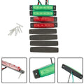6LED Navigation Lights for Boat (DC12V) - Green & Red Starboard Lamps