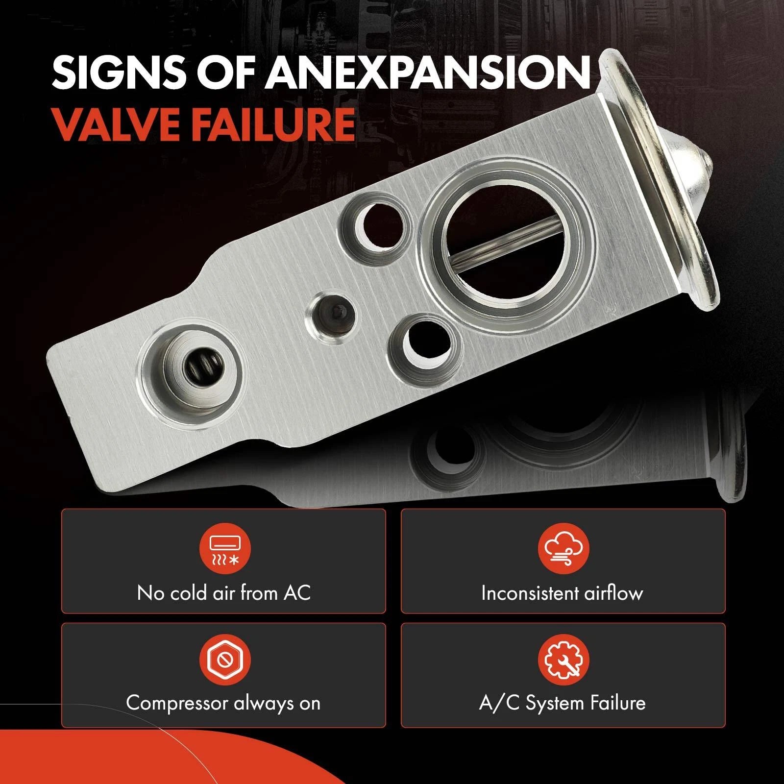 A/C Expansion Valve for Nissan Cube (2009–2010) Aluminum