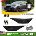 Front Bumper Reflector for Honda Civic (2016–2021) Smoked Side Marker Light