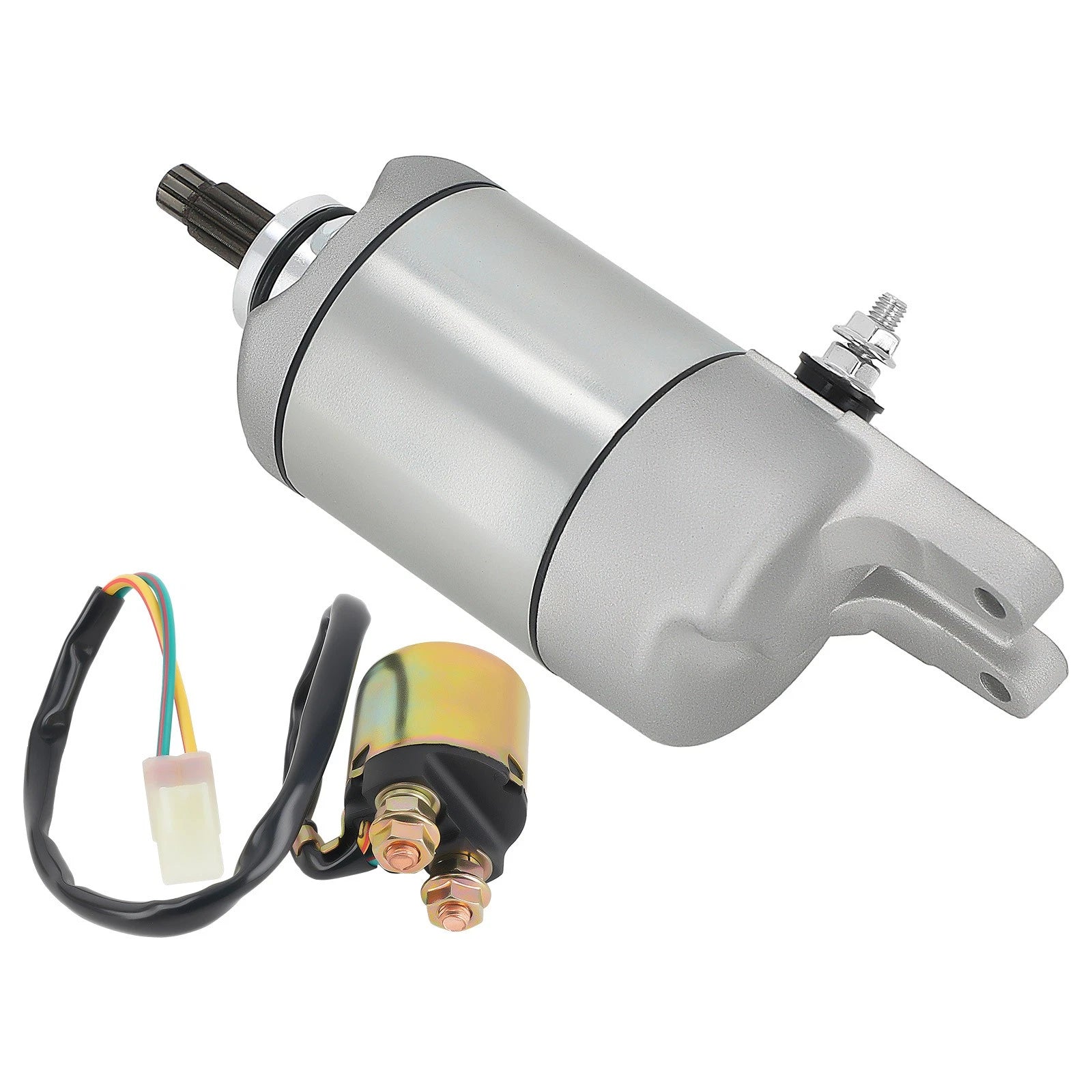 Starter Motor & Solenoid Relay for Honda Foreman Rubicon 500 (2001–2023)