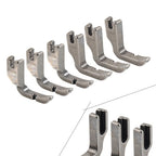 6PCS Zipper Piping Foot for Juki, Highlead, Singer, Consew