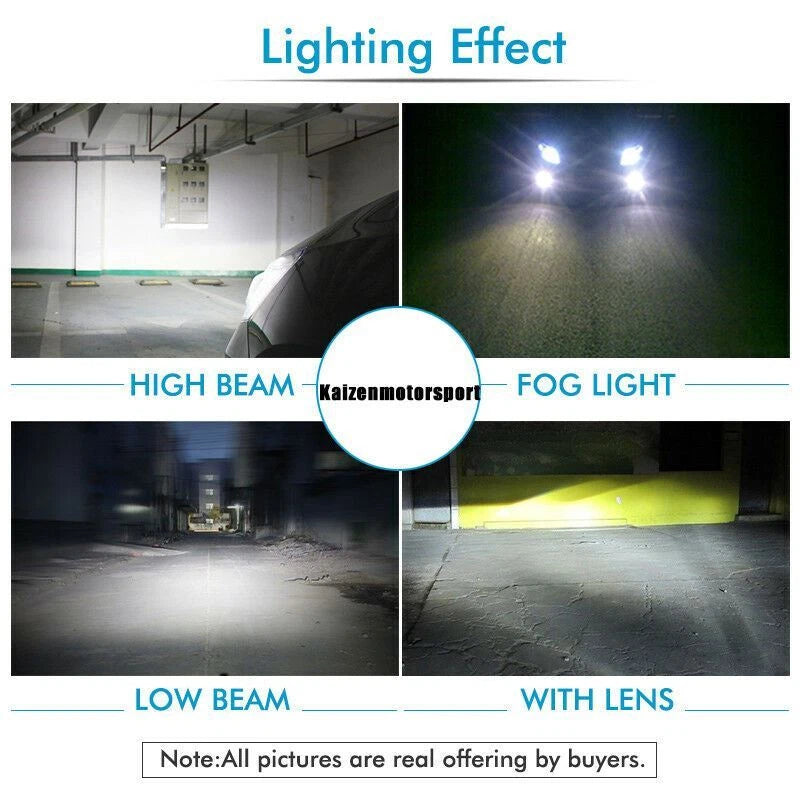LED Headlight Anti-Flicker Flash Warning Canceler Decoder Resistor Canbus for H3 (2000-2005)