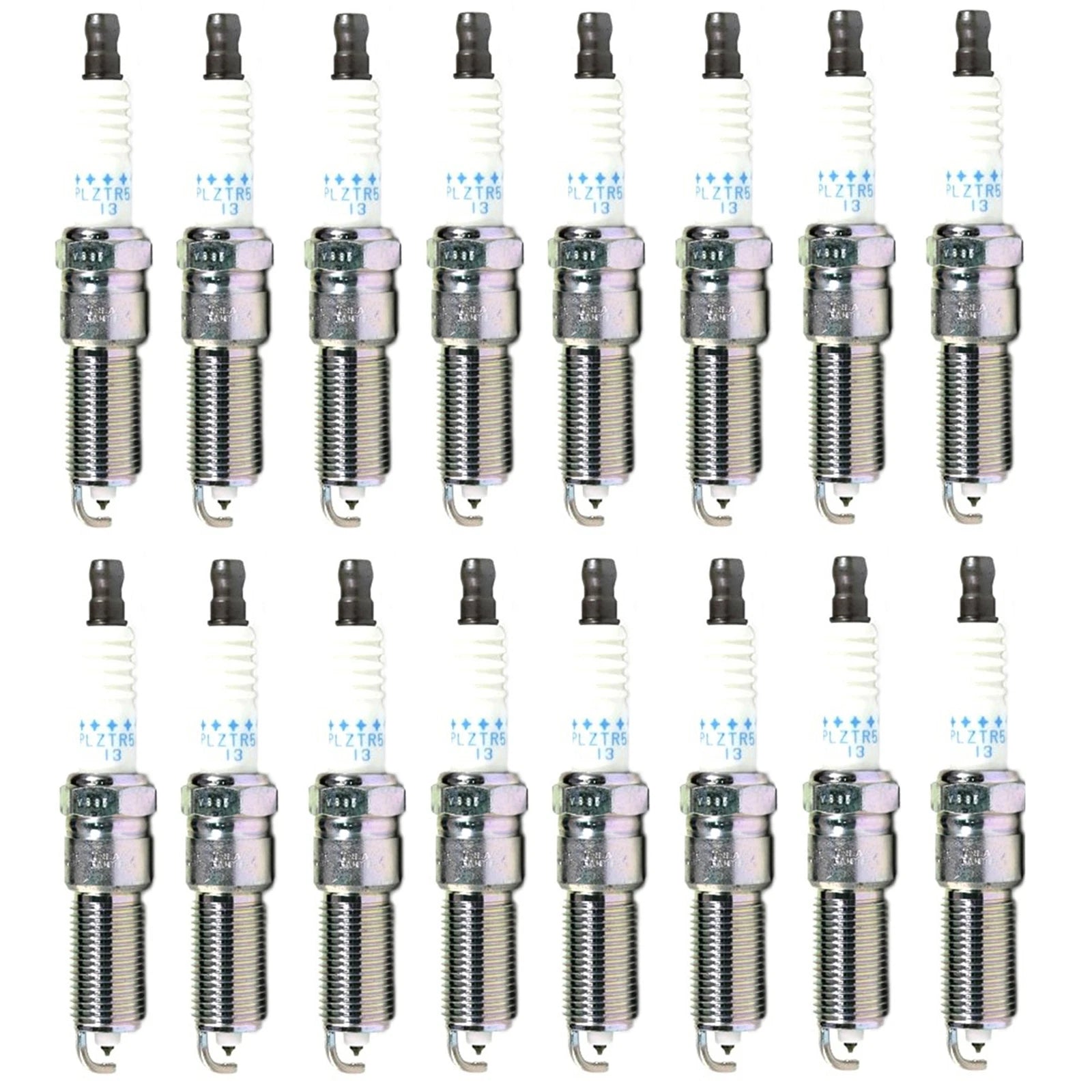 Set of 16 Laser Platinum Spark Plugs for Chrysler Dodge Jeep (6.1)