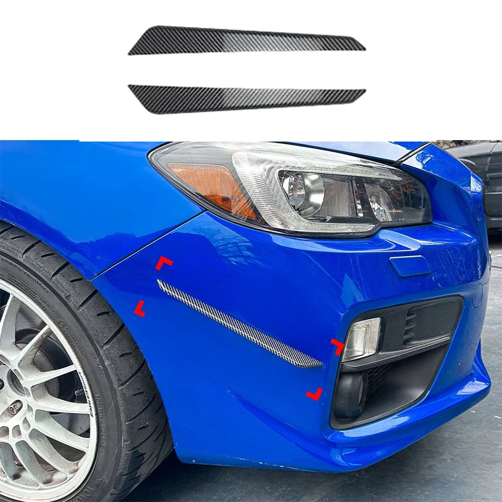 Front Bumper Vent Trim Canard Splitter for Subaru WRX STI VA (2015–2021)