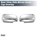 Pair Rearview Mirror Cover Overlay Chrome for Suzuki Grand Vitara (2006–2014)