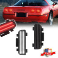 2X Smoke White LED Rear Tailgate Reverse Lights for Corvette C4 (1984–1990)