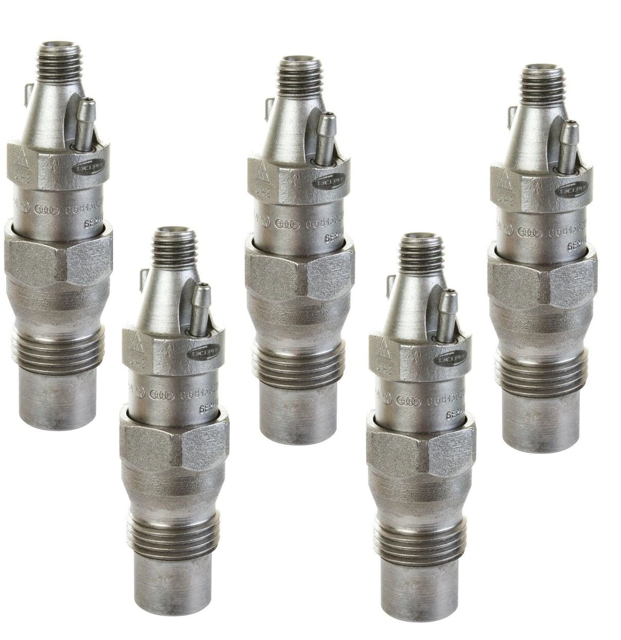 Set of 5 Fuel Injectors for Audi 5000 2.0L L5 Diesel (1980–1981)