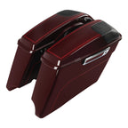 4" Stretched Hard Saddlebags for Harley Road Glide (2014–2023) Mysterious Red Sunglo