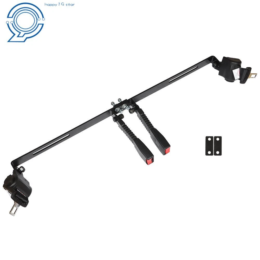 2 Retractable Golf Cart Seat Belts & Bracket Kit for E-Z-GO, Yamaha, Club Car