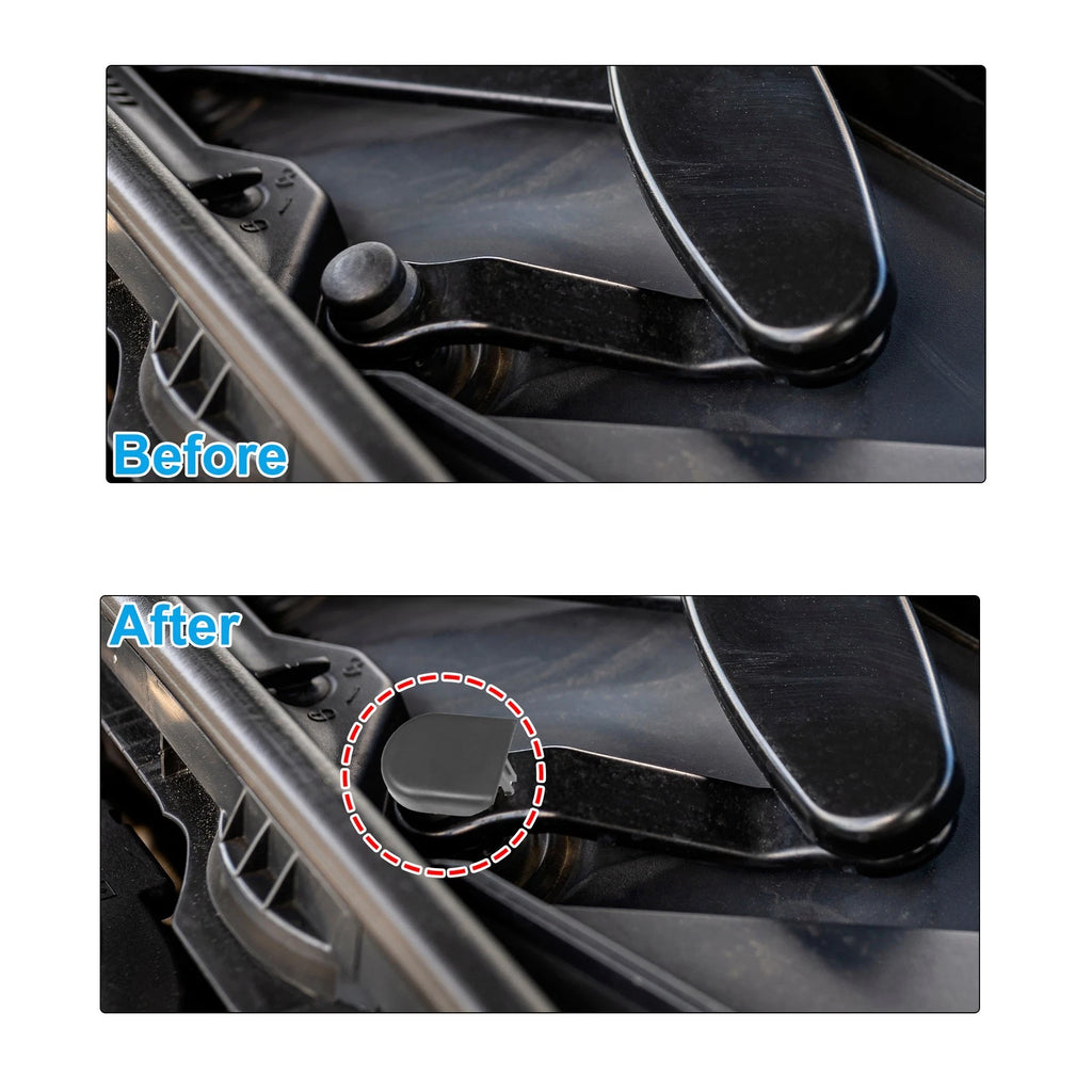 Wiper Arm Nut Cover Cap for Subaru Forester (2009–2011) - Black