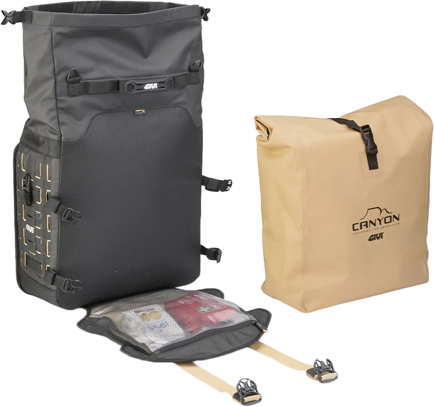 Canyon Adv Saddlebags 35L for Motorcycle (2017–2023) Black