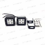 2X 3.25" 12W CREE LED Work Light Bar for Offroad Driving Bumper Lamp