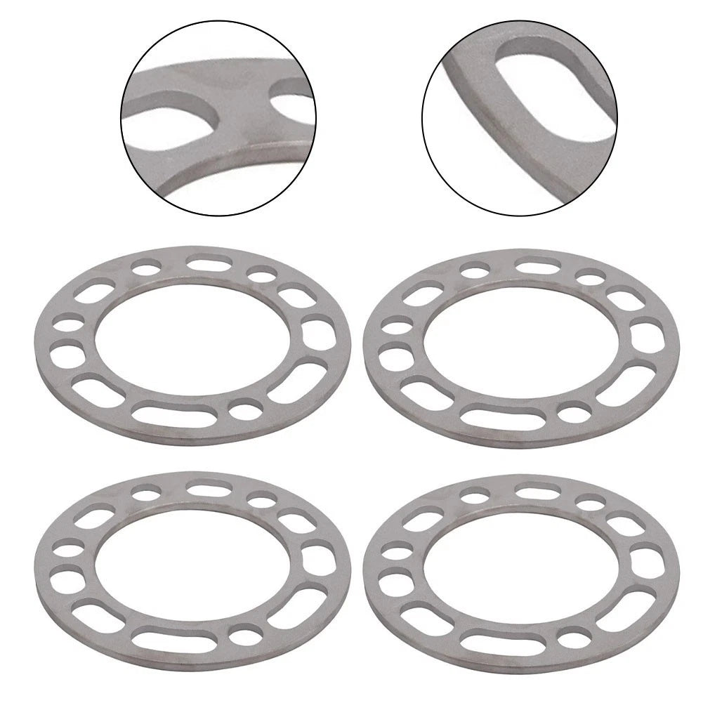 Set of 4 14 Inch 6mm Aluminum Alloy Wheel Spacers for Clearance Fix
