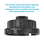 Oil Filter Wrench Cap Socket for Land Cruiser Tundra 5.7L 3.5L V8 V6
