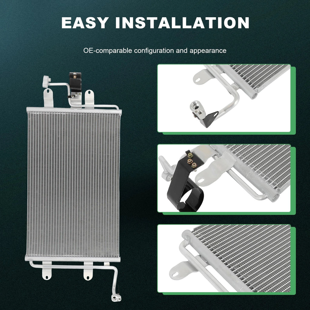 AC Condenser for Audi TT Quattro (2000–2006) / Volkswagen Golf Jetta (1999–2005)