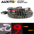 LED Tailgate Signal Reverse 3-Row Bar Brake Light Strip for Ford Chevy Dodge (60")