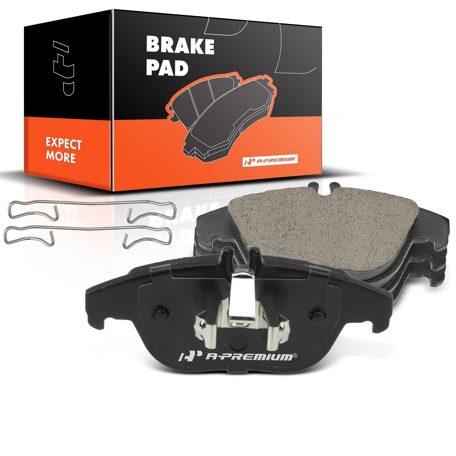 Set of 4 Rear Ceramic Brake Pads for Mercedes-Benz C250 C300 E350 E550 (2010–2015)