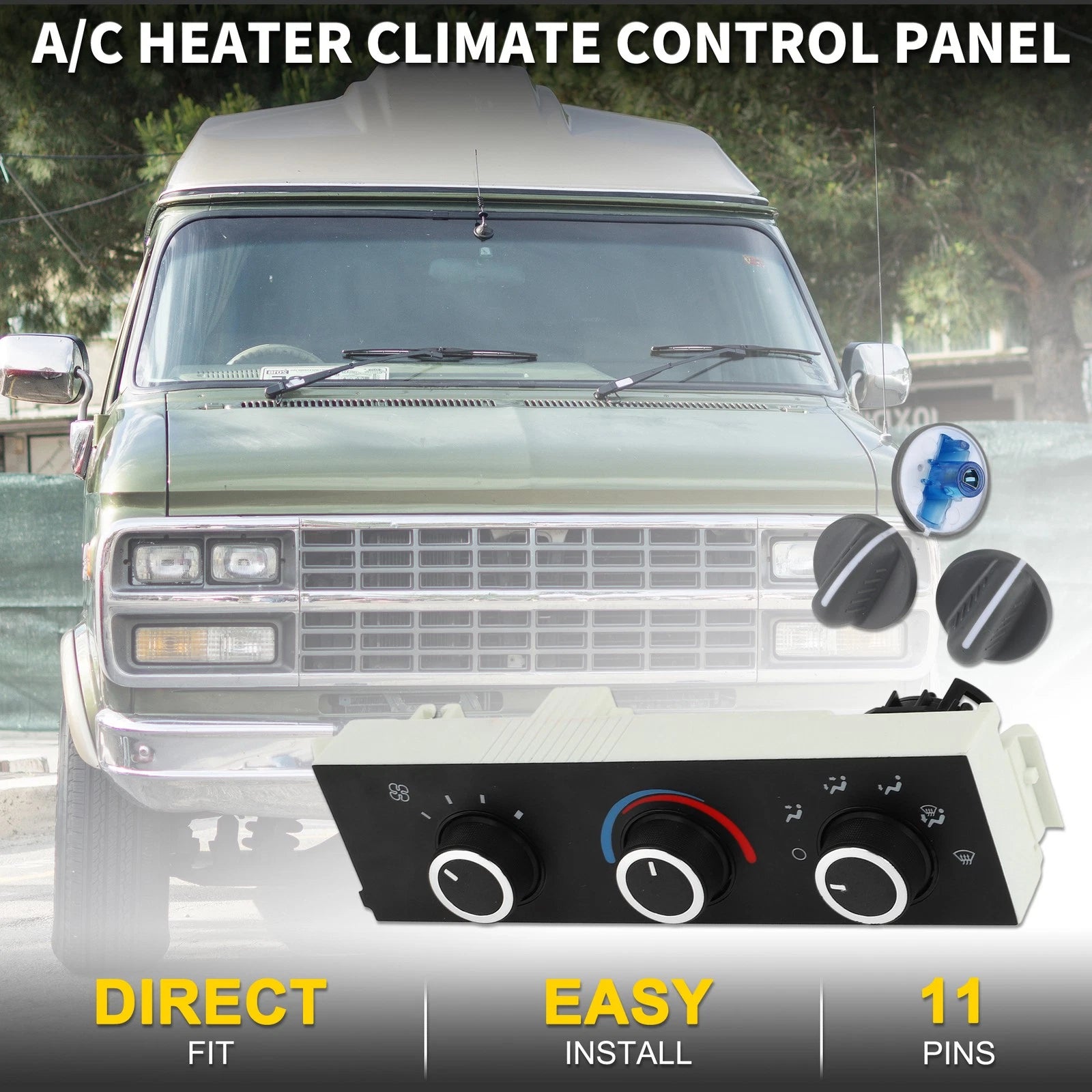 A/C Heater Climate Control Switch for Chevrolet Express 1500 (2003–2023)