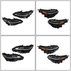 Pair LED Headlights for Lexus RX350 RX450h+ RX500 (2023–2025)