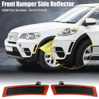 Pair 63147274433 Bumper Reflector for BMW XDrive35d XDrive35i (2011–2013)