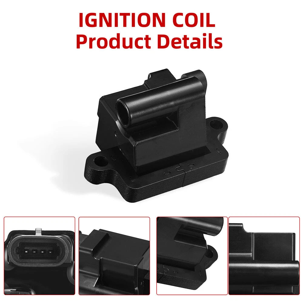 High Performance Square Ignition Coils for Chevy GMC (1998-2016)