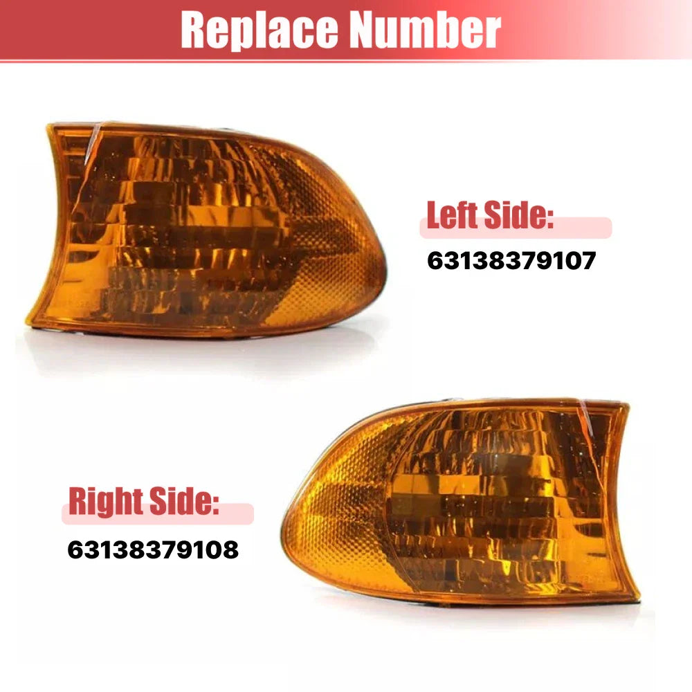 Amber Front Corner Signal Light Lamp for BMW 7-Series E38 (1998–2001)