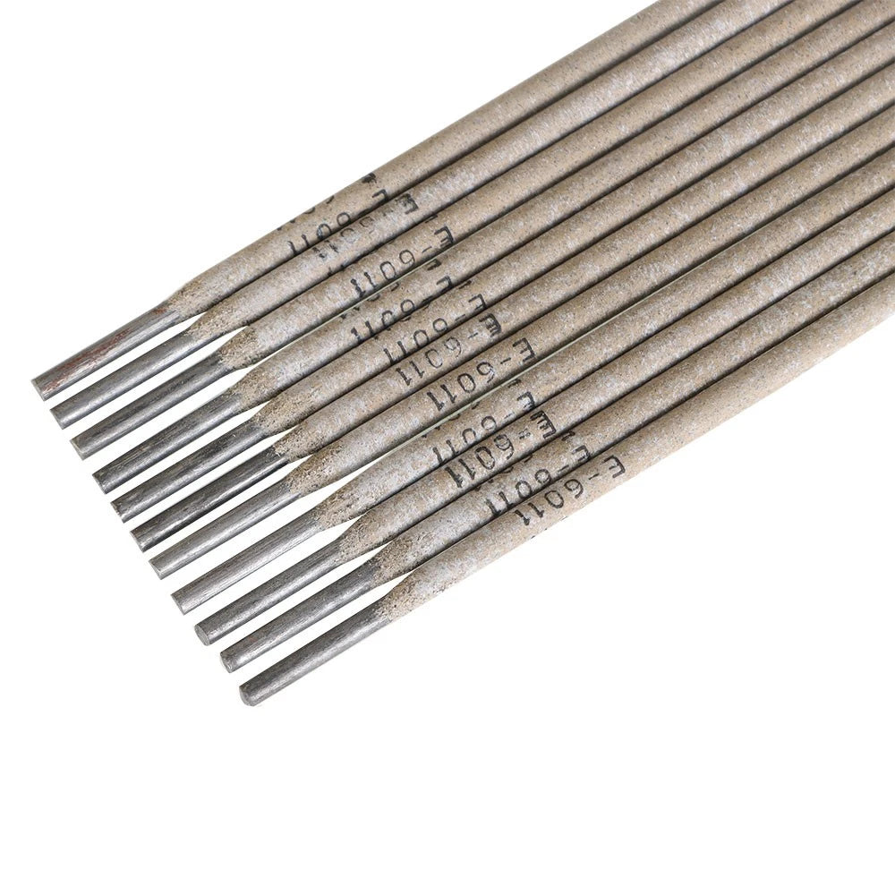 Set of 10 Carbon Steel Arc Welding Rods 1/8" x 14"