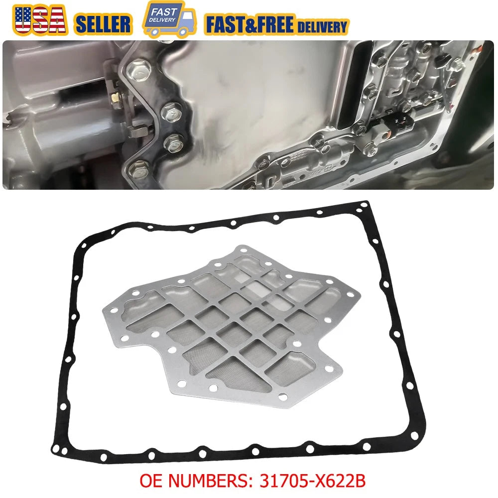 Transmission Filter Oil Pan Gasket Kit for Infiniti QX70 G37 Q40 Q50 Q60 Q70 M56 (2014–2019)