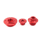 CNC Red Engine Timing Bolts & Oil Plugs for Honda CRF150R CRF250R CRF450R CRF450X (2007-2023)
