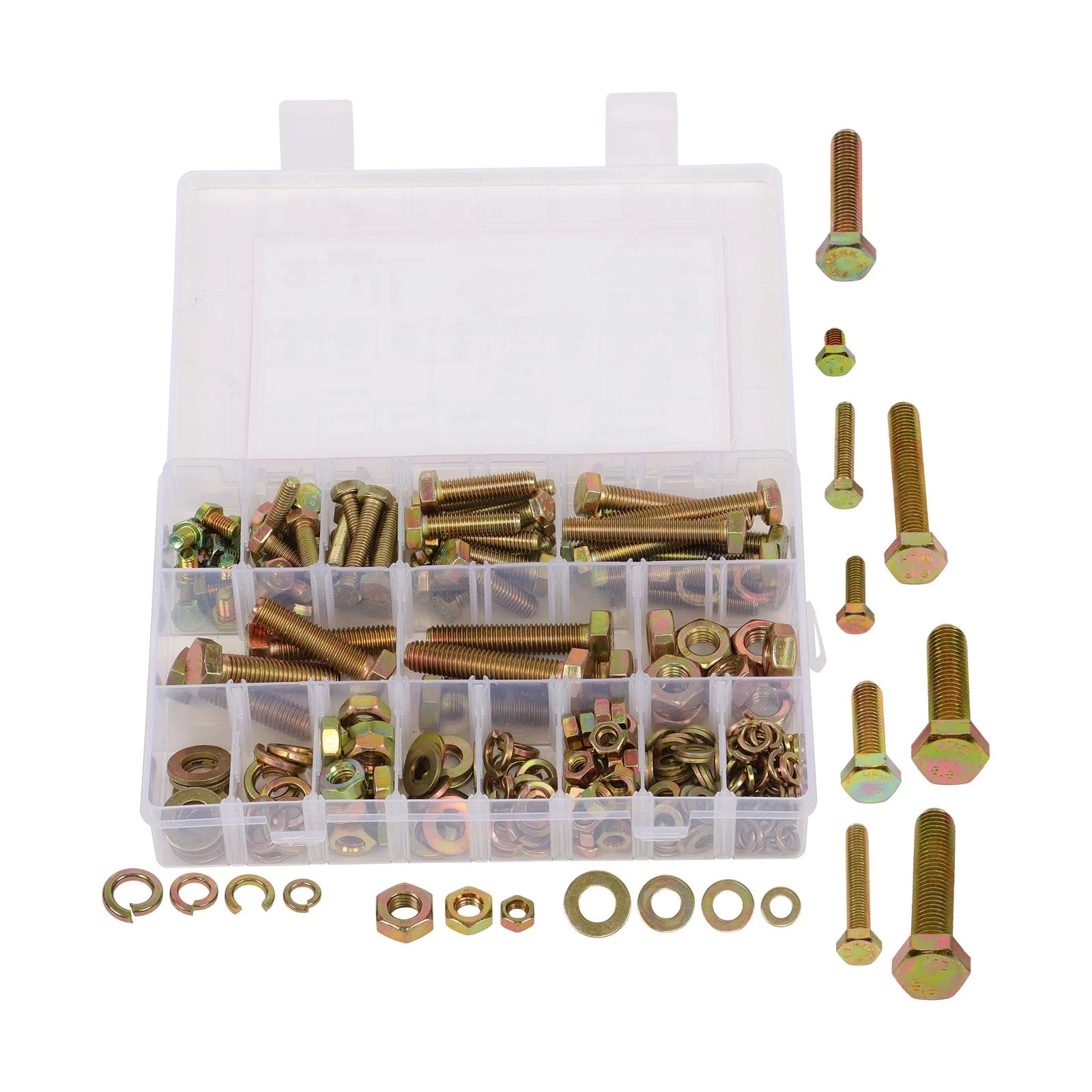 236PCS Metric Bolt and Nut Assortment for Automotive Applications
