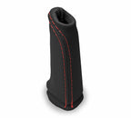 E Brake Boot Cover for BMW E60 (2004–2010) Black Red Stitch PVC Leather