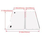 Folding Clear Windshield for EZGO RXV (2008-Present)