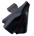 Shift Boot Cover for Acura Integra (1994–2001) Red Stitch PVC Leather