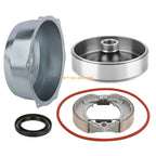 Rear Brake Drum Hub Shoe Cover Seal Kit for Yamaha YFM400 Big Bear (2000–2004)